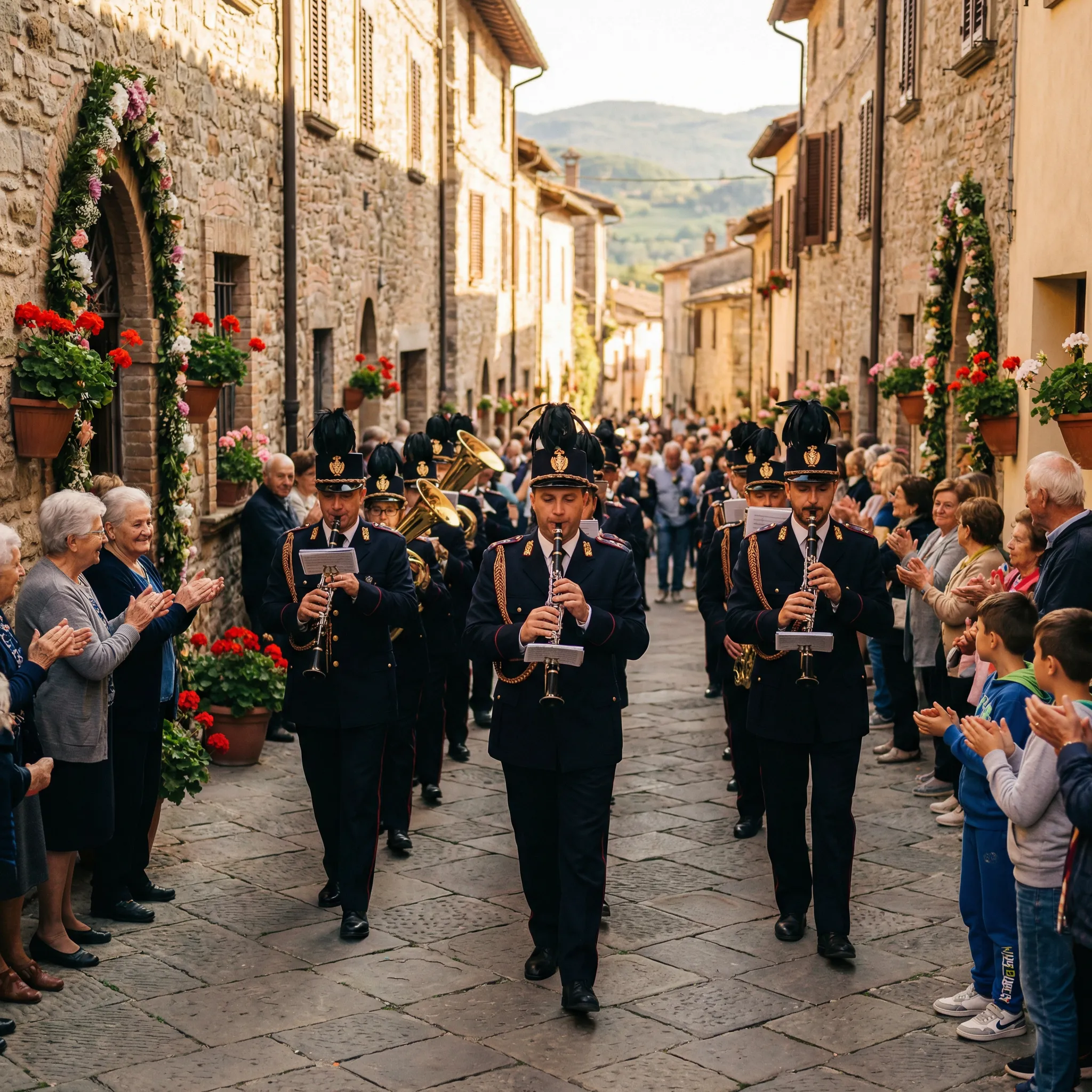 La Banda San Marco in parata